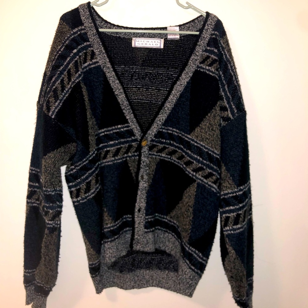 oversized vintage cardigan